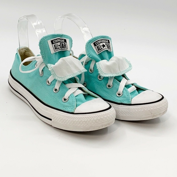 Converse Shoes - Converse Size 6 All Star Double Tongue Turquoise